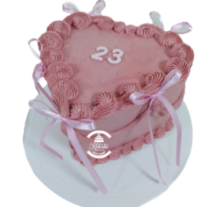 Torta Corazón 23 años