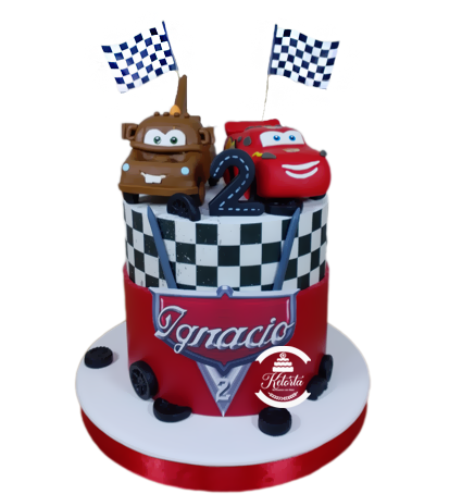Rayo McQueen Cake
