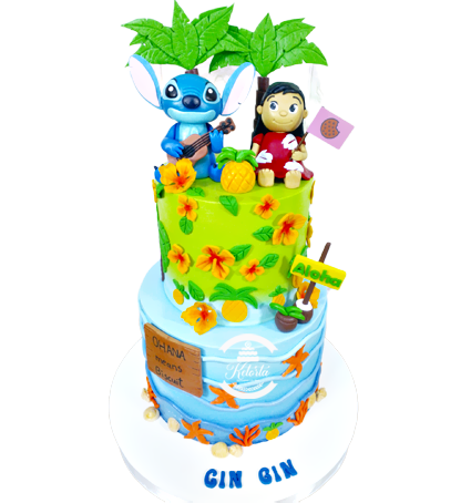 Torta de Lilo y Stitch
