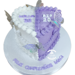 Torta Corazón Rip 20's